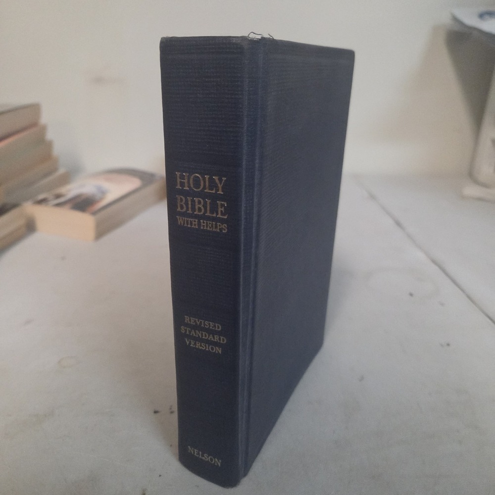 Holy Bible With Helps Revised Standard Version RSV Thomas Nelson & Sons 1952